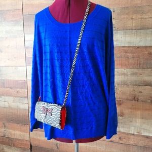 Lane Bryant Royal blue light sweater. 18/ 20...gorgeous